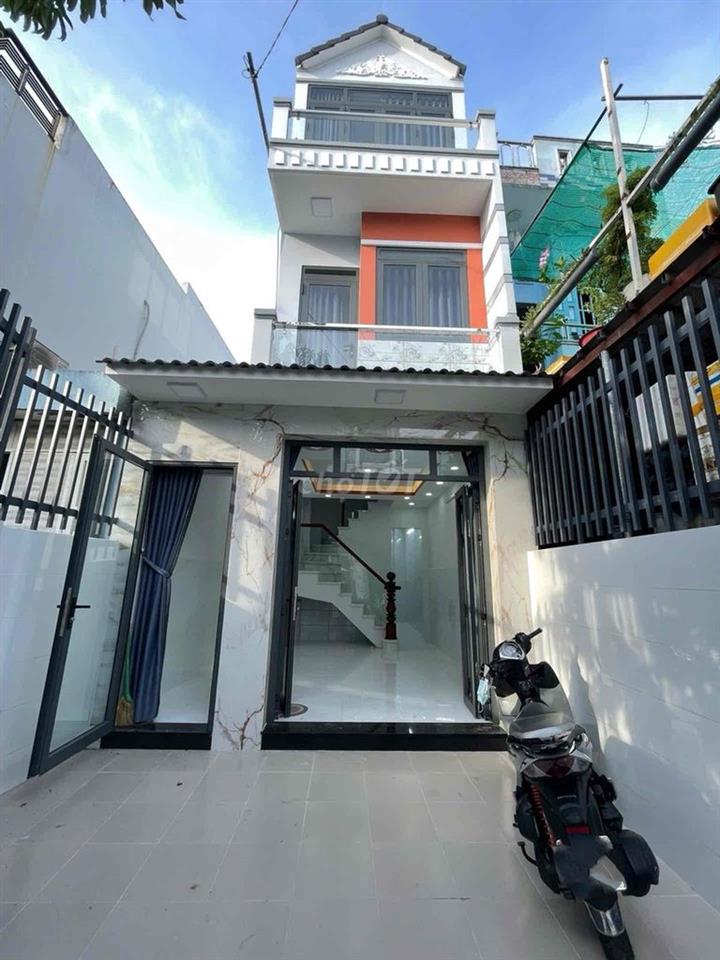BÁN NHÀ MỚi MẶT TIỀN 3 Tầng BÌNH ĐÔNG 4x14,5m 4PN SHR Pháp Lý Chuẩn.