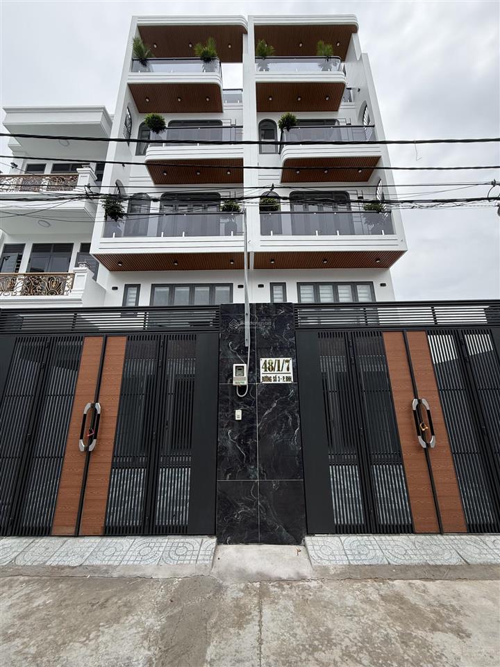 Nhà 5 tầng ngay cầu bưng lê trọng tấn, 4.5x19, có sẵn ô chờ thang máy