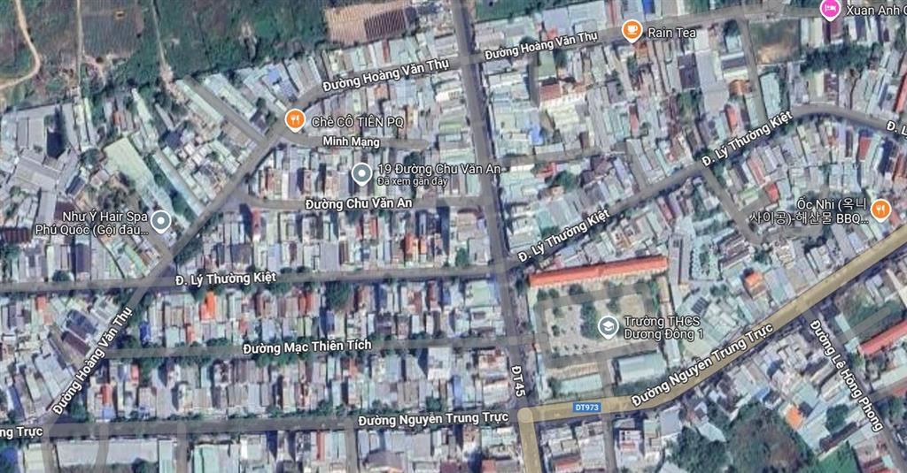 Bán Đất MT Chu Văn An, Dương Đông dt 110m² – Giá 10,3 Tỷ, TL Khách Thiện Chí