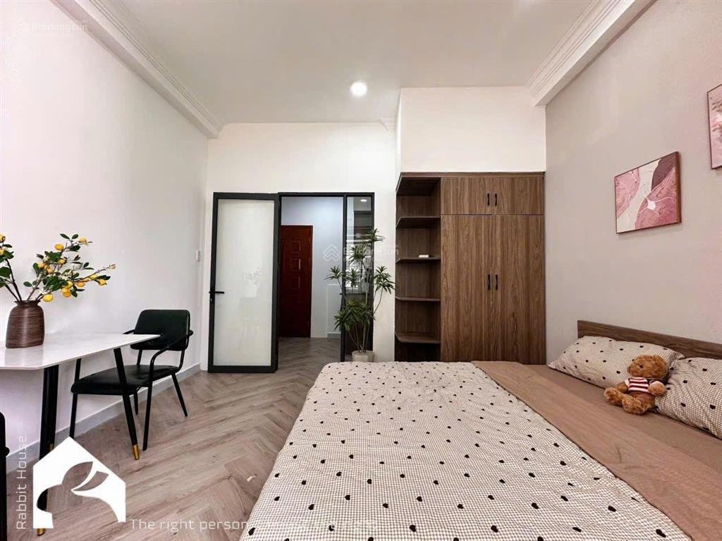 Phòng studio rộng rãi full nội thất sang trọng, rộng rãi, máy giặt riêng, gần mai chí thọ