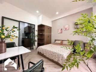 Phòng studio rộng rãi full nội thất sang trọng, rộng rãi, máy giặt riêng, gần mai chí thọ