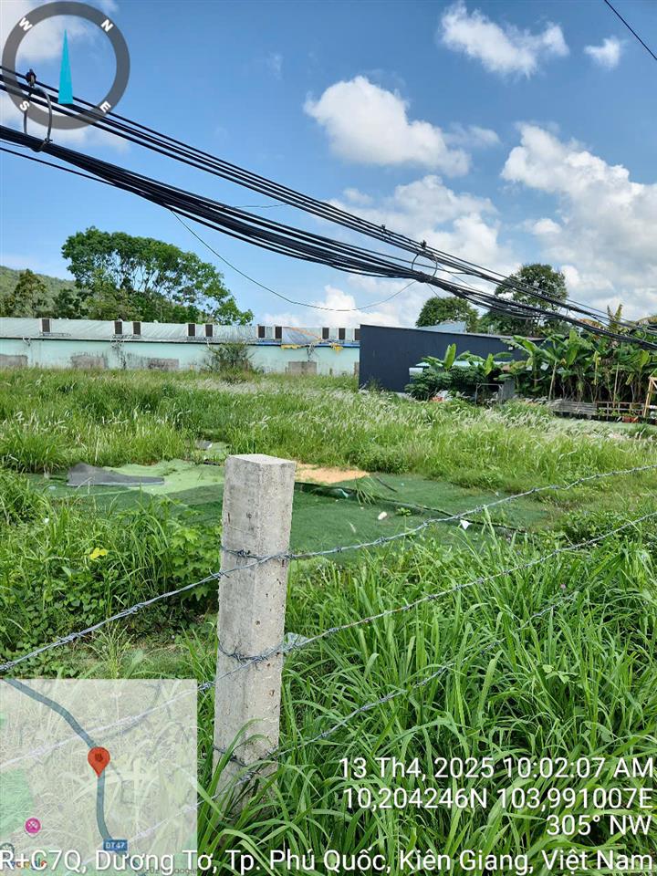 Đất mặt tiền Tỉnh lộ 47 Dương Tơ, Phú Quốc – 2.235m², ngang 70m, sổ hồng