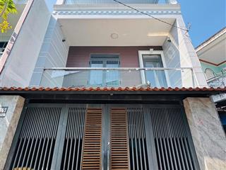 Nhà mới 3 tầng hxh lọ tẻ. chợ đêm bà hom. ngang 5m * 17m. shr.0938 726 ***