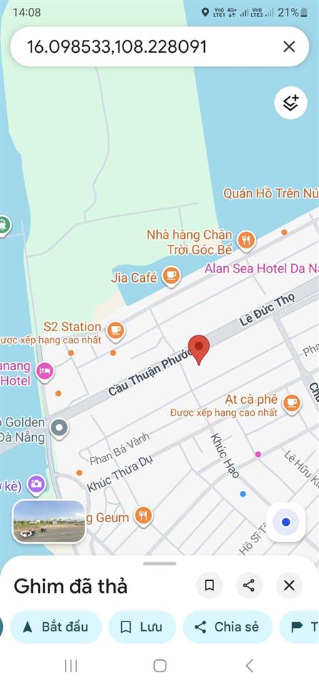 Bán gấp đất tmdv đường lê đức thọ, đà nẵng, view vịnh biển, 756m2, 30m mặt tiền, chỉ 36 triệu/m2