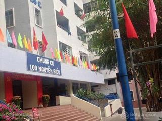 Bán chung cư 109 nguyễn biểu p1 q5  42m2  2tỷ6
