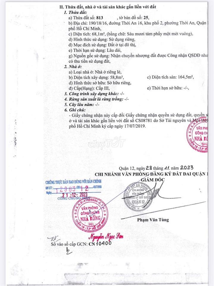 Cần bán nhà chính chủ đang ở
