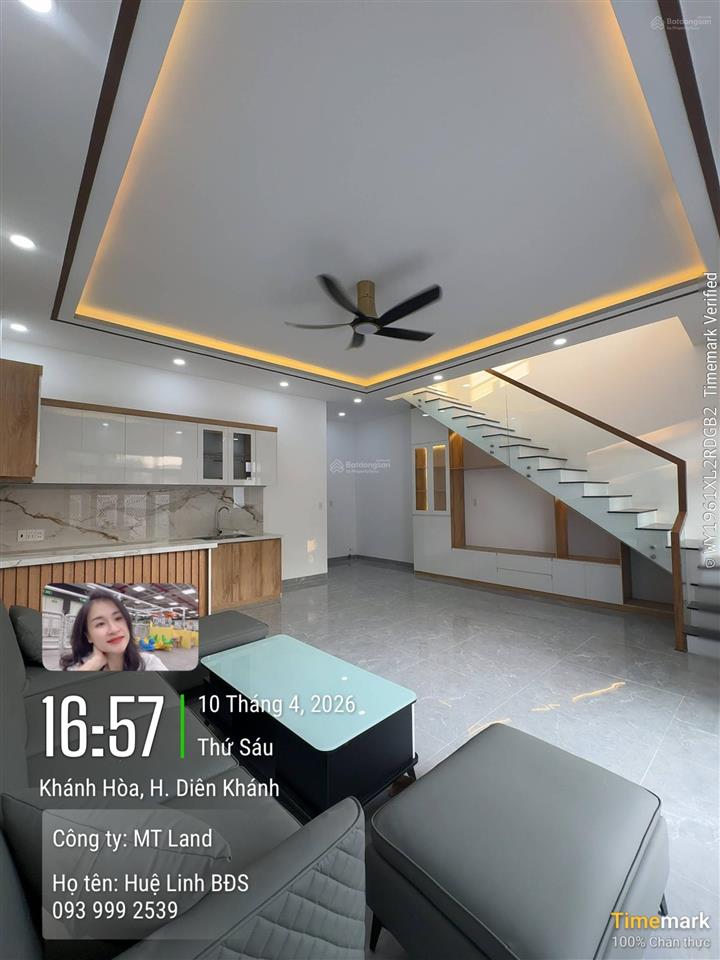 Chỉ hơn 1 tỷ bán nhà 2 tầng  diên khánh sổ hồng riêng ! dọn vào ở ngay