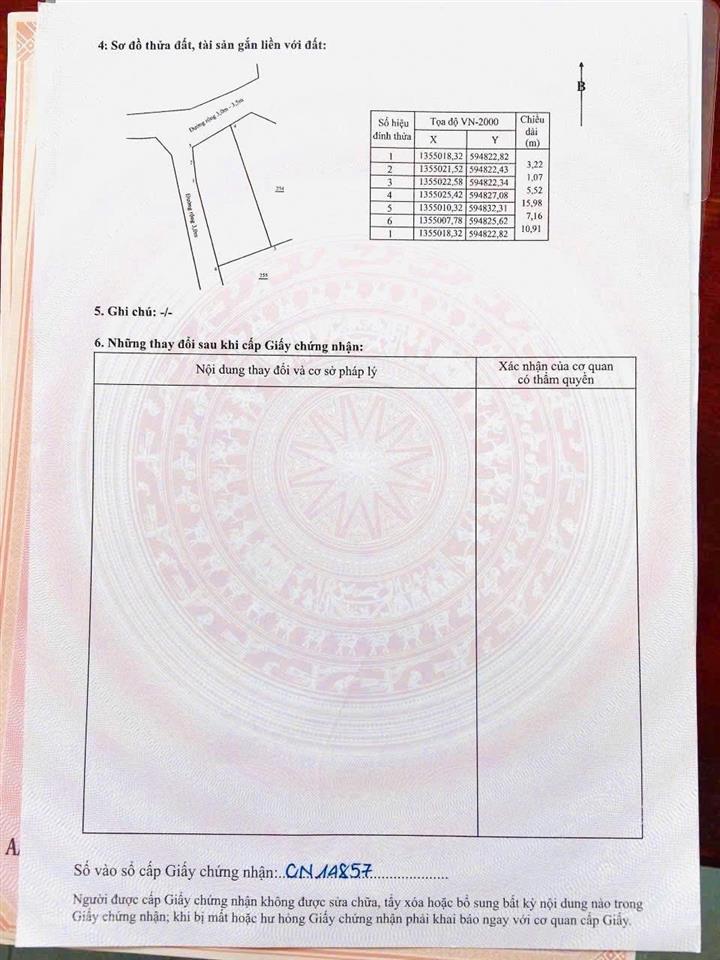 Bán lô đất 100m2 vĩnh trung phường tây nha trang 2 mặt tiền nở hậu đẹp !