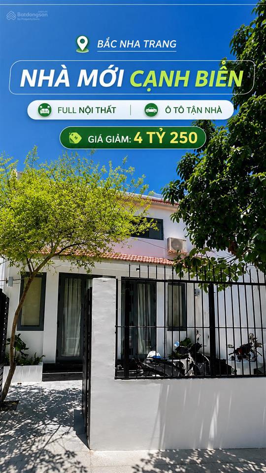 Bán gấp nhà phường bắc nha trang 1 trệt 1 lầu gần biển sổ hồng riêng! giá giảm 200 triệu