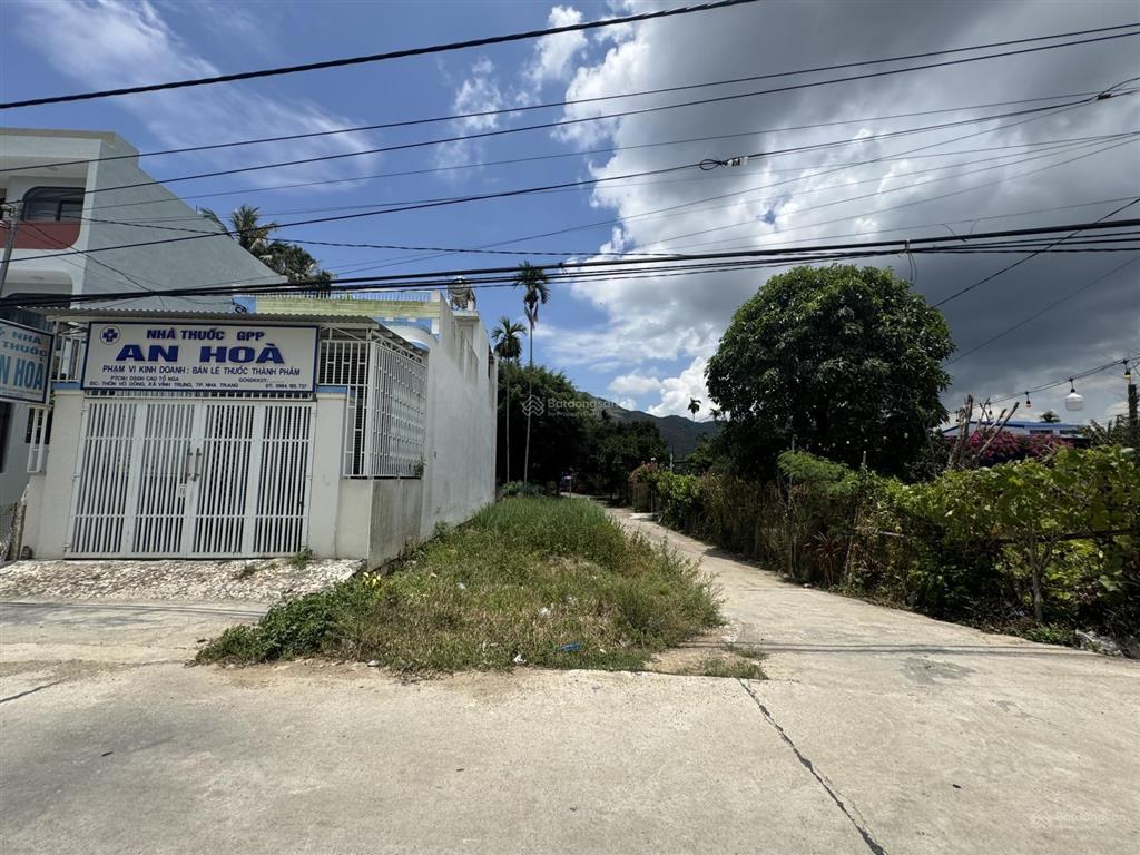 Bán gấp lô đất nền 2 mặt tiền đường lớn vĩnh trung phường tây nha trang chỉ 2 tỷ 4