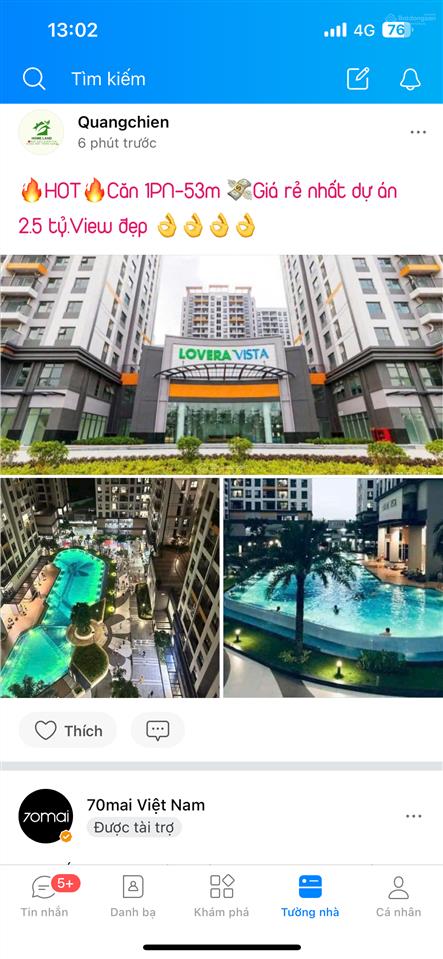 Cần tiền bán nhanh căn 2pn giá tốt