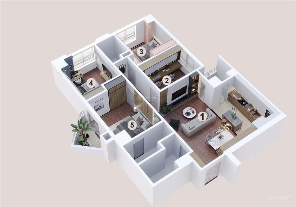 Bán căn hộ 135m2 tecco garden, đã có sổ, bàn giao nguyên bản, nhà mới