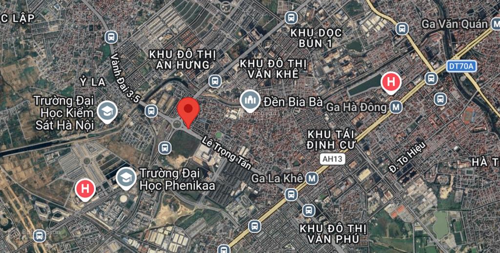 Chuyển nhượng đất xây tòa văn phòng 4984m2 tại lê trọng tấn, hoài đức