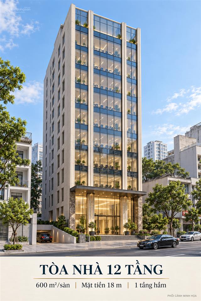 Cho thuê tòa nhà tổng 7.500m2 (12 tầng) gần linh đàm làm bệnh viện, spa, phòng khám...
