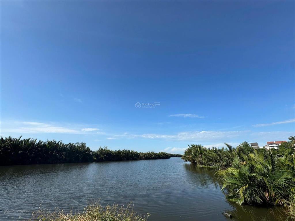 Không thể bỏ qua 1 lô đất 3 giá trị lô góc 2 mặt tiền view sông và view làng rau trà quế cực hiếm