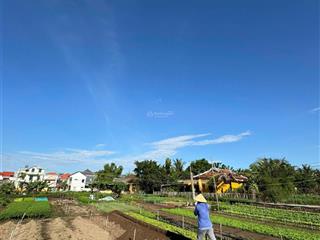 Không thể bỏ qua 1 lô đất 3 giá trị lô góc 2 mặt tiền view sông và view làng rau trà quế cực hiếm