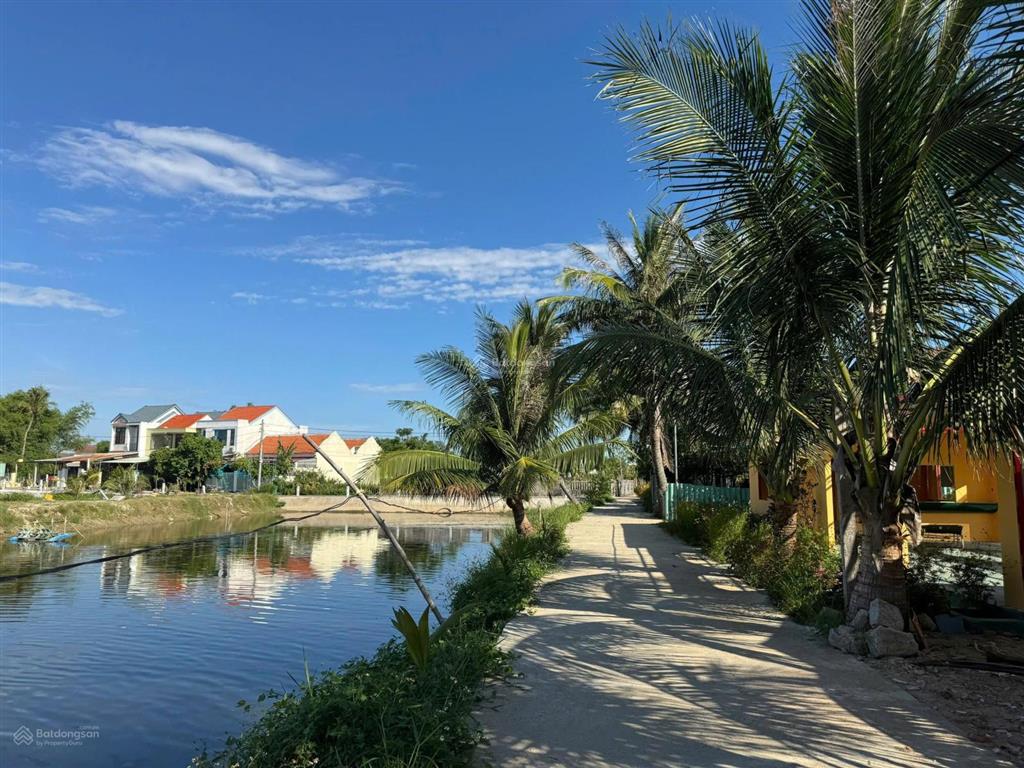 Hàng hiếm bán lô góc 2 mặt tiền view sông và view làng rau trà quế cực hiếm tại hội an