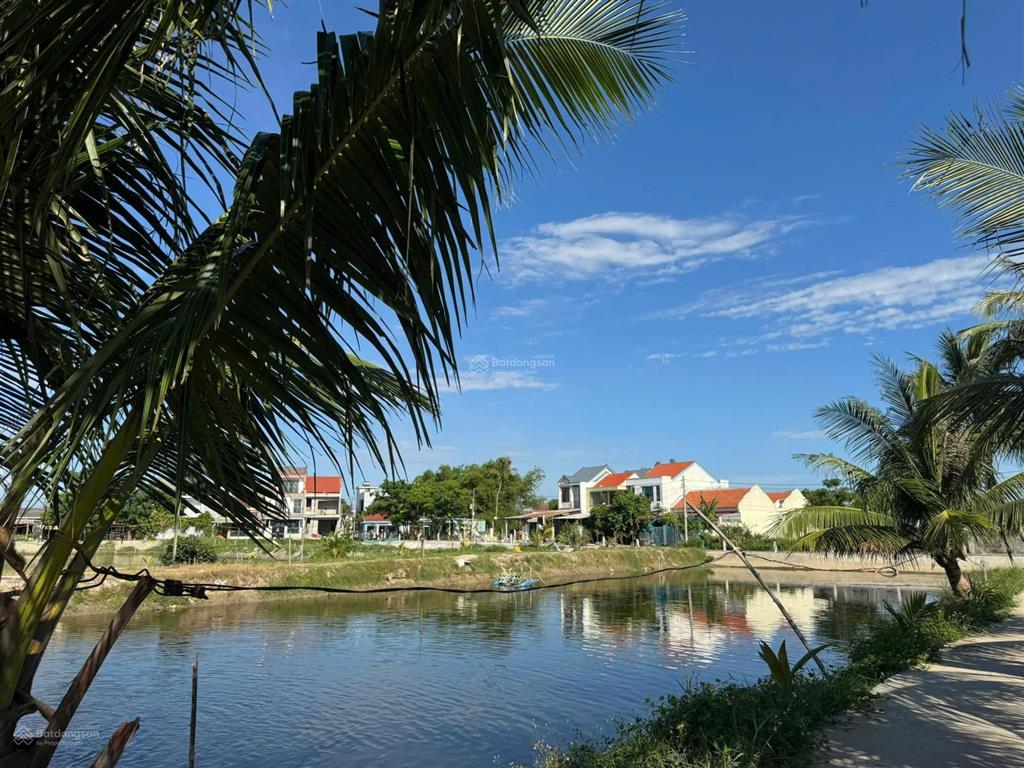 Hàng hiếm bán lô góc 2 mặt tiền view sông và view làng rau trà quế cực hiếm tại hội an