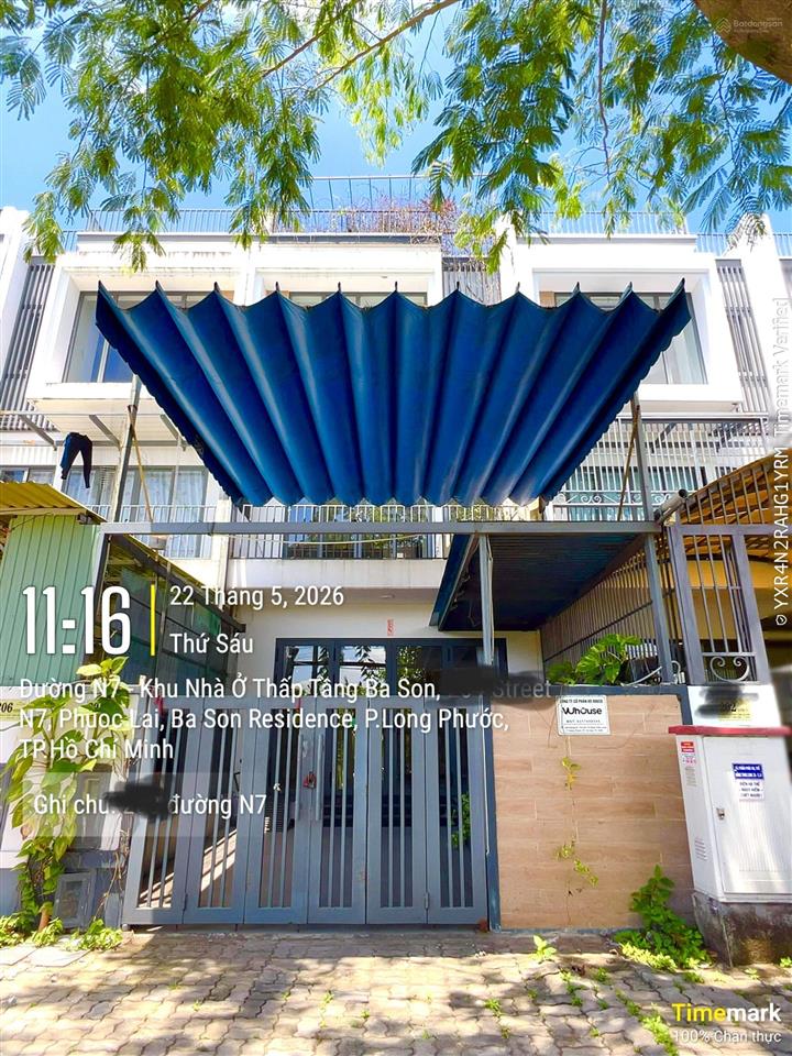 Hàng ngộp. bán gấp căn nhà phố đông tăng long 7,1 tỷ, 5x20 nhà thô, sổ sẵn khu bason.  0909 483 ***