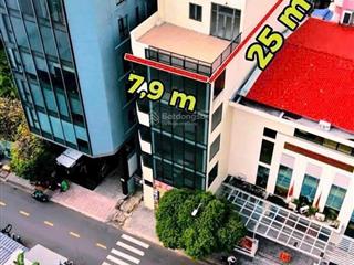 Bán tòa nhà văn phòng mặt tiền đường hồ hảo hớn, quận 1, dt 8x22m  hầm 6 tầng  giá chỉ 115 tỷ