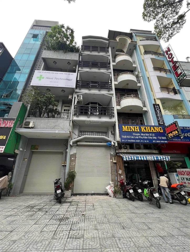 Bán nhà mặt tiền lý thường kiệt  ngay góc nguyễn chí thanh, quận 10  5 lầu thang máy