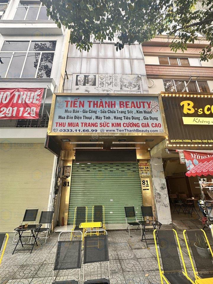 Bán nhà mặt tiền đường hùng vương  quận 5  4m x 25m  khu kinh doanh sầm uất  18 tỷ
