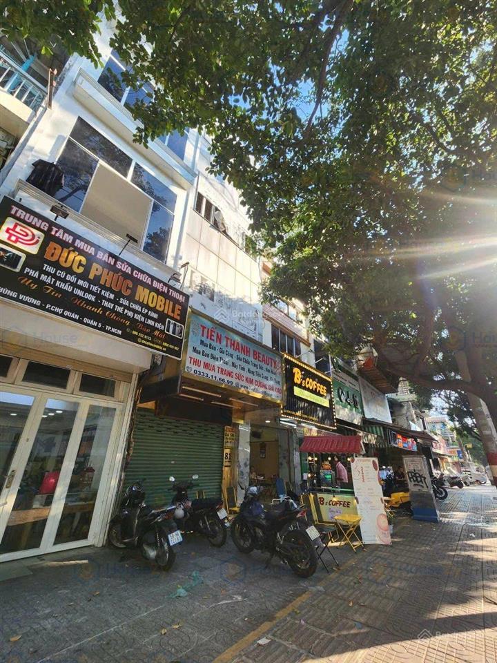 Bán nhà mặt tiền đường hùng vương  quận 5  4m x 25m  khu kinh doanh sầm uất  18 tỷ
