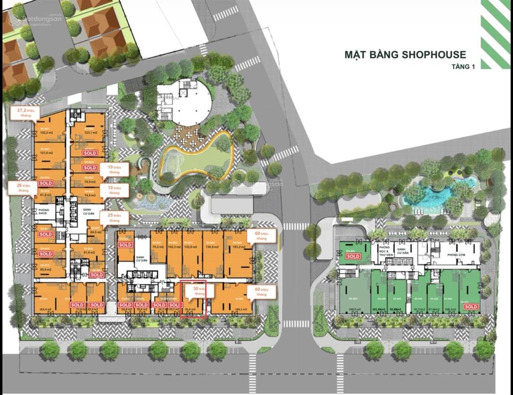 Sở hữu shophouse urban green có hđ thuê hiện hữu và cam kết lợi nhuận đến 5 năm