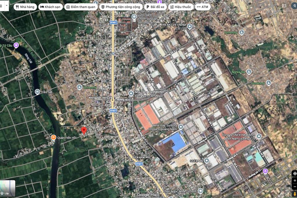 Bán đất tại phường điện nam bắc, điện bàn sát khu công nghiệp 199m2 giá chỉ 2.7 tỉ  0905 959 ***