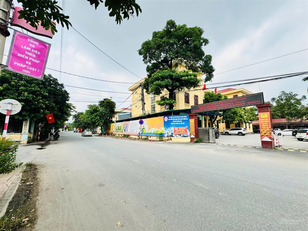 Đất mặt đường vân canh  dt 80m2  đối diện kđt vườn cam  đón sóng vành đai 3.5