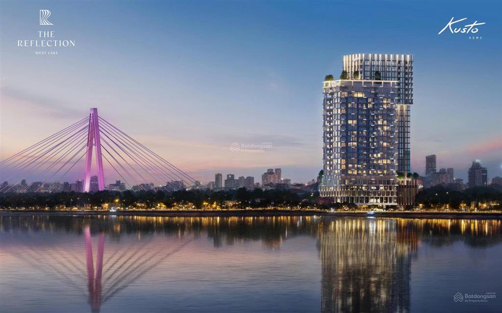 Căn ngoại giao dự án reflection west lake võ chí công giá nội bộ tốt trục căn 2pn