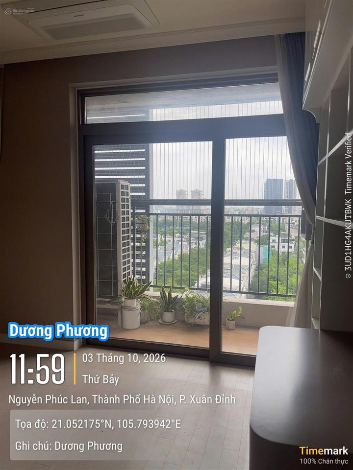 Cần cho thuê căn 3 ngủ trục g tòa 901b chung cư starlake
