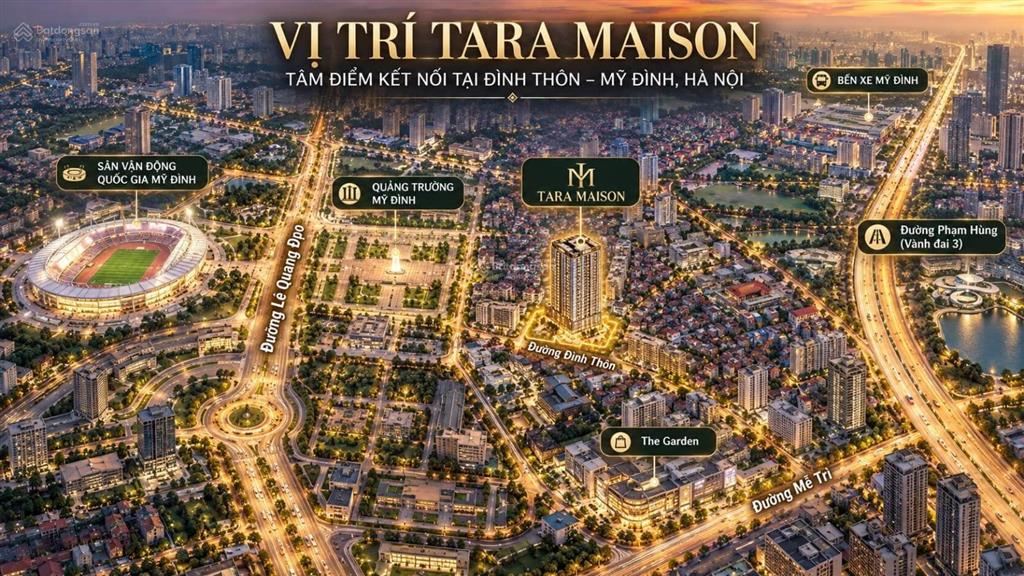 Trực diện svđ mỹ đình] chung cư tara maison  ngắm pháp hoa vĩnh viễn  du ido