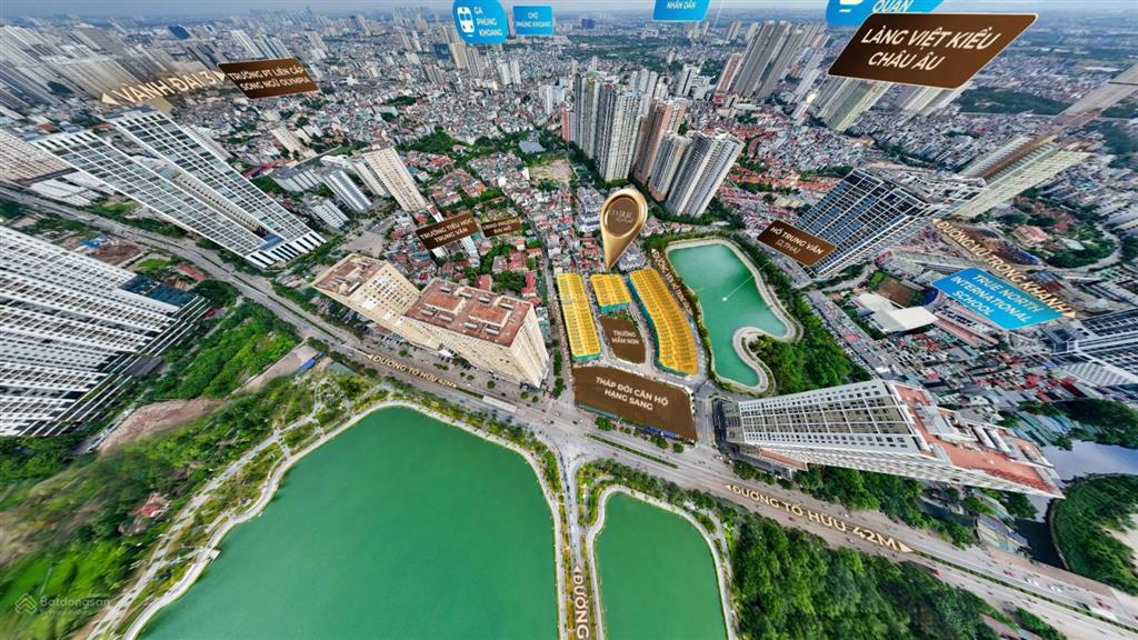 Chung cư central lakeside trung văn  sát thấp tầng  mặt đường tố hữu