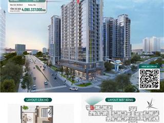 4 tỷ  căn 2pn tầng 19 full tầng view  fpt4  bàn giao liền tường  hỗ trợ cho vay