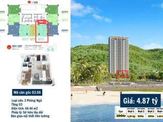 4.87 tỷ  căn 2pn  hiyori 350m ra biển  thanh toán tiến độ chỉ cần trả trước 30%