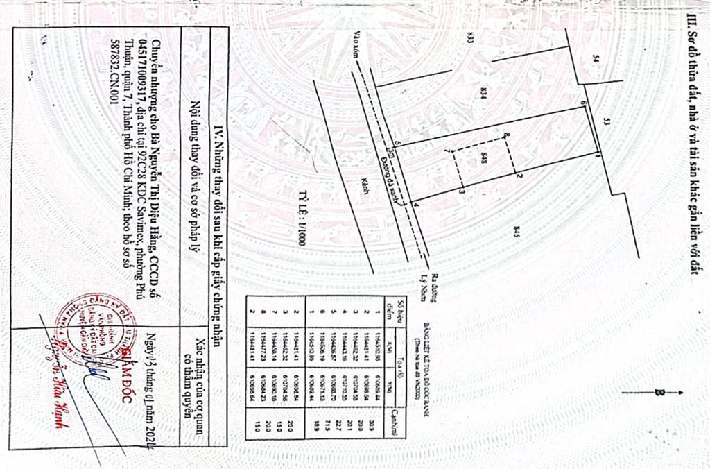 Chính chủ cần bán gấp lô đất xã lý nhơn, cần giờ | dt lớn, 300m2 thổ cư, sổ hồng, chỉ 18 tỷ tl