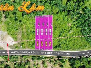 Mở bán đất diên lâm  diên khánh. diện tích 200m2 sau qh còn 138m2, ngang mỗi lô từ 5m