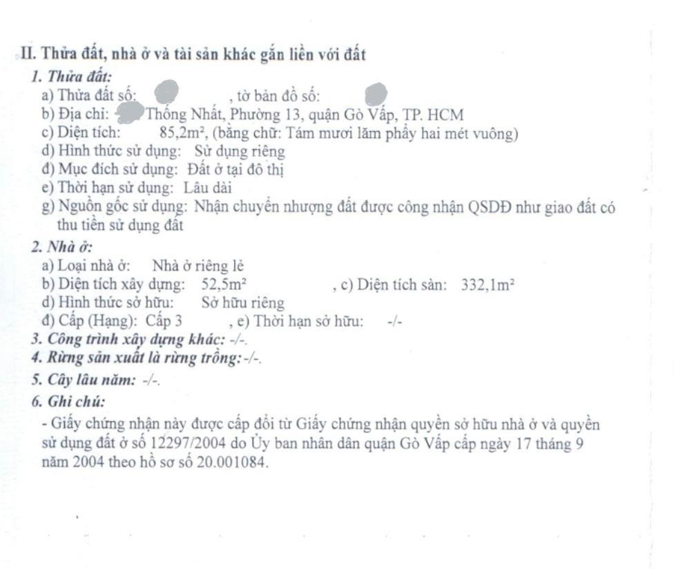 Mặt tiền kinh doanh đường thống nhất, gò vấp 6 tầng nở hậu chỉ 13.9 tỷ