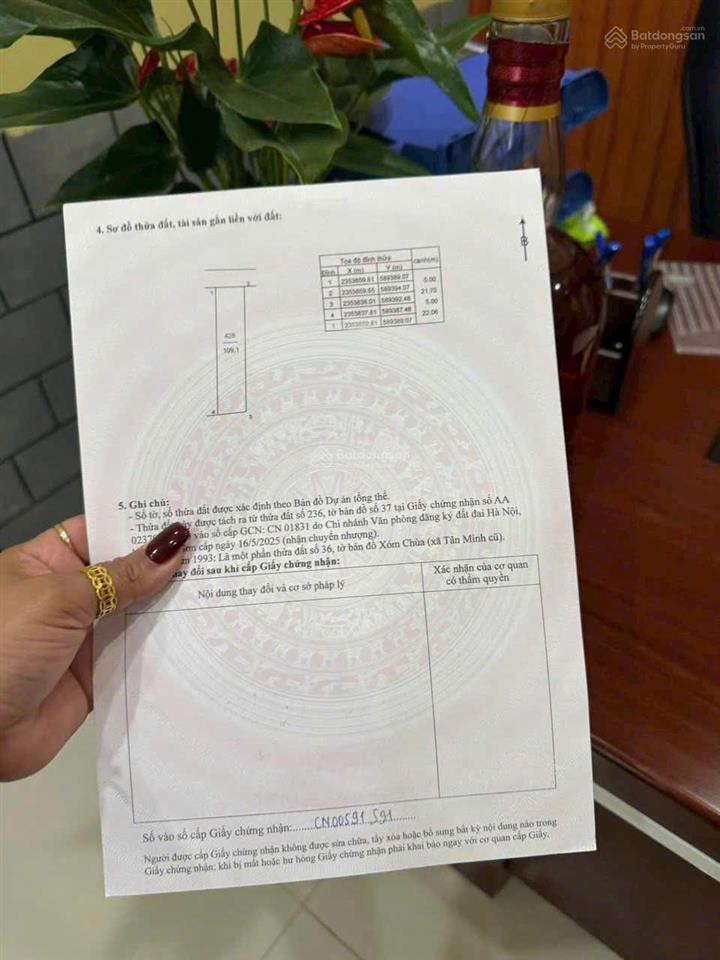 109,1m vệ sơn đông tân minh sóc sơn hà nội full thổ cư