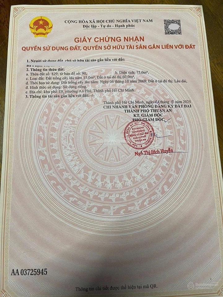 Em cần bán gấp lô đất tại an phú, thuận an, bình dương cũ