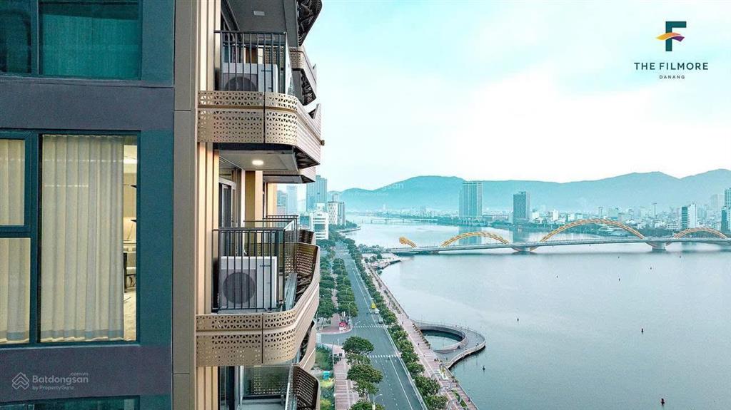 Căn hộ 2pn giá mua trực tiếp từ cdt the filmore đà nẵng trục căn 1807 view sông cho thuê 40tr/t