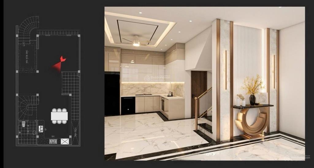 Bán nhà view hồ sát phố kim đồng 99m² mt 6.8m ô tô vào nhà 23.5 tỷ