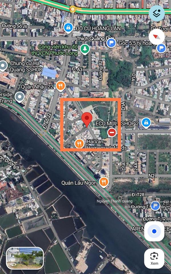Gần 300m2 ngang 12,9m phường nam tttp nha trang 19,474 tỷ giáp các khu đô thị vcn phước long 1 và 2