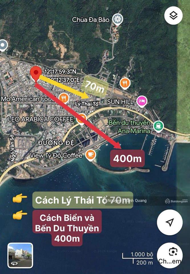 Đất 70.3m2 mặt đường 13m khu dân cư gần biển nha trang an cư 4,5 tỷ