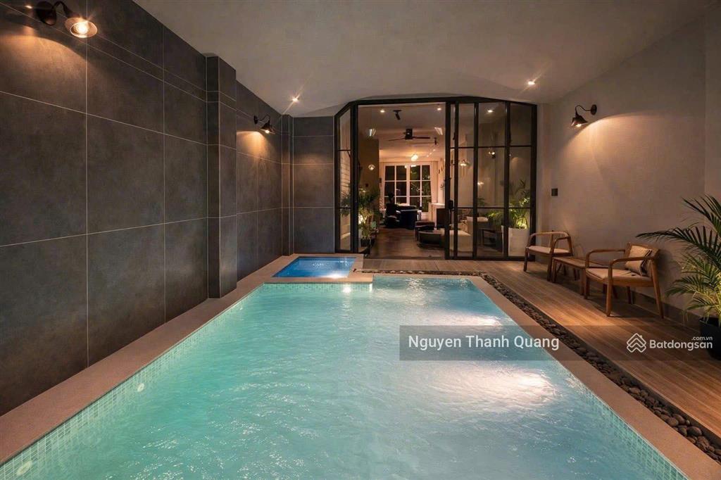 Nhà nha trang 3 tầng dòng tiền 50tr mỗi tháng có thang máy hồ bơi 4 phòng ngủ 5 vệ sinh 13,950 tỷ
