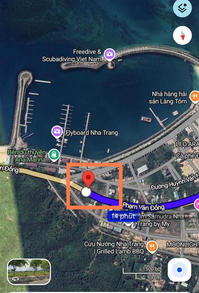 289m2 ngang 11m lô biệt thự biển nha trang phù hợp xây biệt thự hoặc toà nhà 6 tầng cho thuê