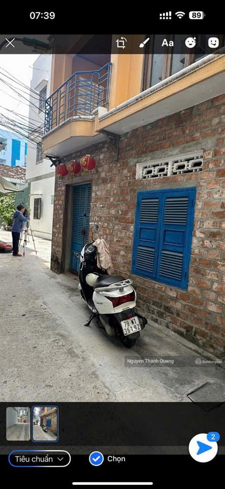 Bán căn nhà cấp 4 2 mặt tiền hẻm rộng 3m, nằm tại hẻm hoàng hoa thám, cách đường chính chỉ 40m