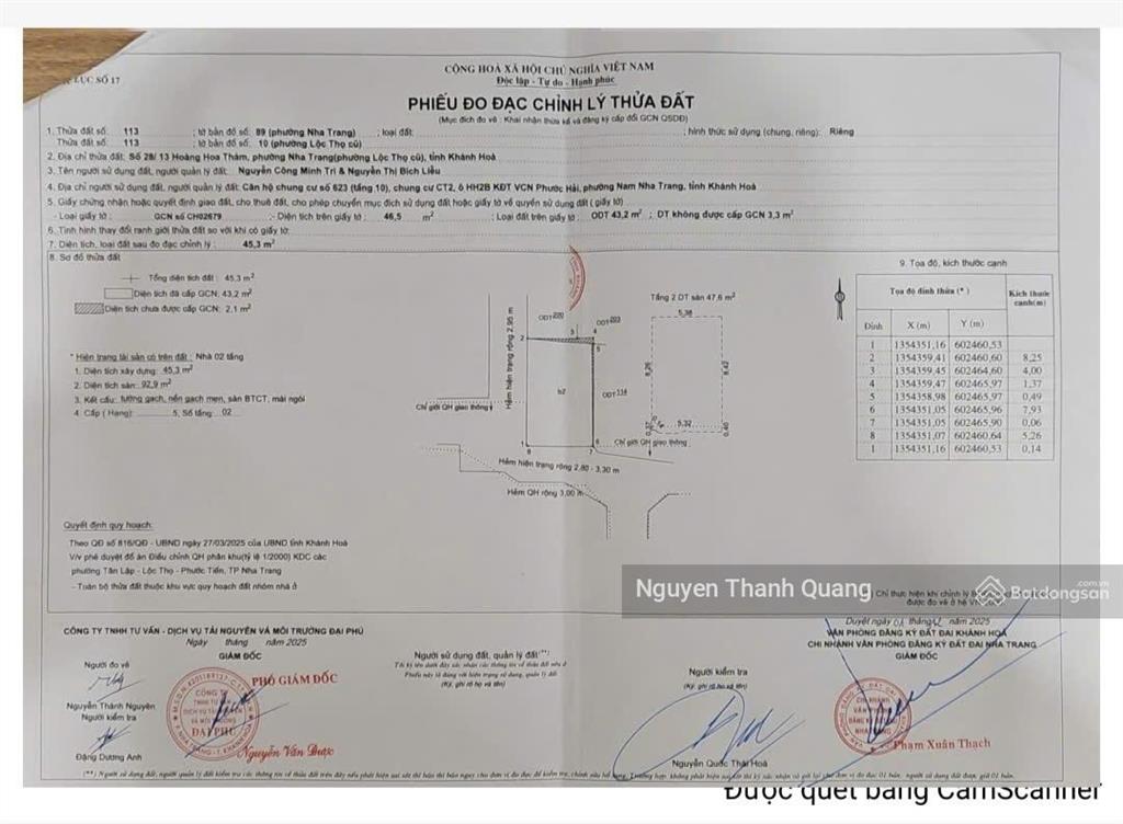 Bán căn nhà cấp 4 2 mặt tiền hẻm rộng 3m, nằm tại hẻm hoàng hoa thám, cách đường chính chỉ 40m