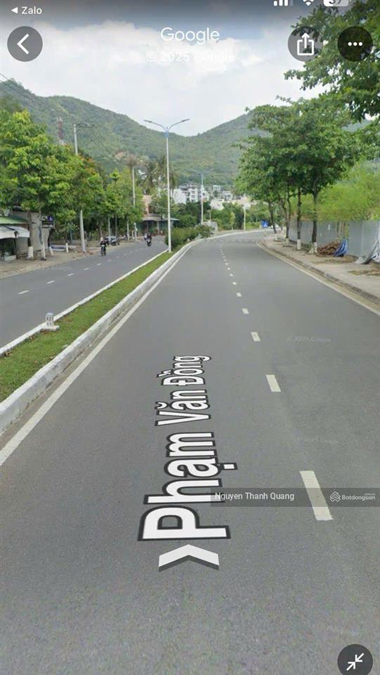 Đất phù hợp xây khách sạn mặt đường biển phạm văn đồng nha trang 392m2 ngang 20,8m